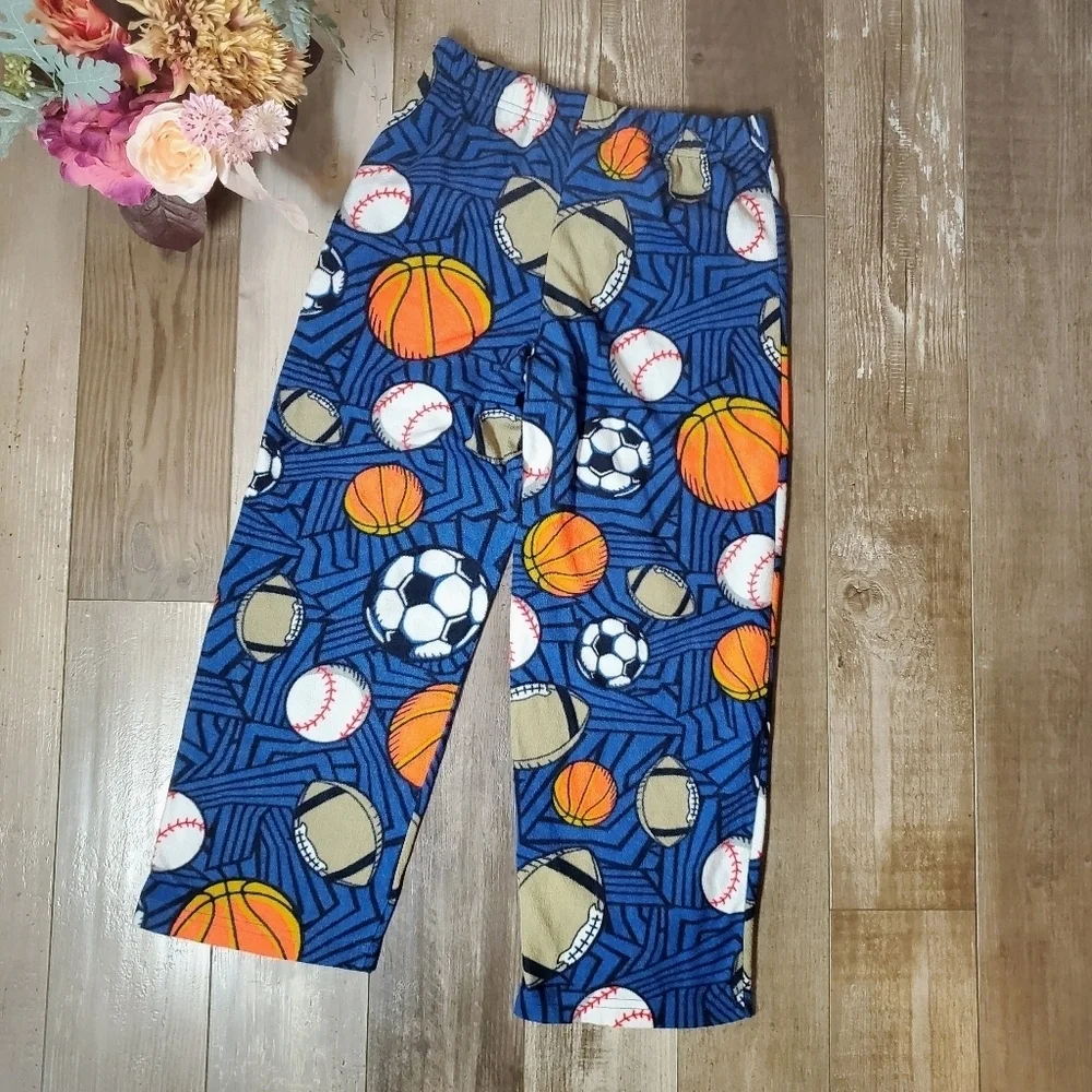 Joe Boxer Blue Fleece Boys Pajama PJ Pants Size Medium (8) EUC